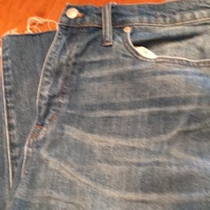 Madewell, 32, slim boyjean, high rise